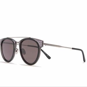 Bottega Veneta Quilted Pattern Sunglasses